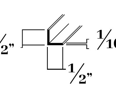 A208; 1/2 x 1/16 in