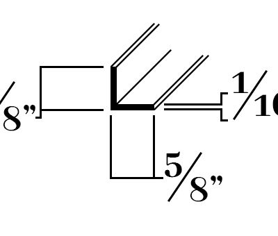 A210; 5/8 x 1/16 in