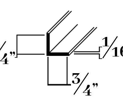 A212; 3/4 x 1/16 in