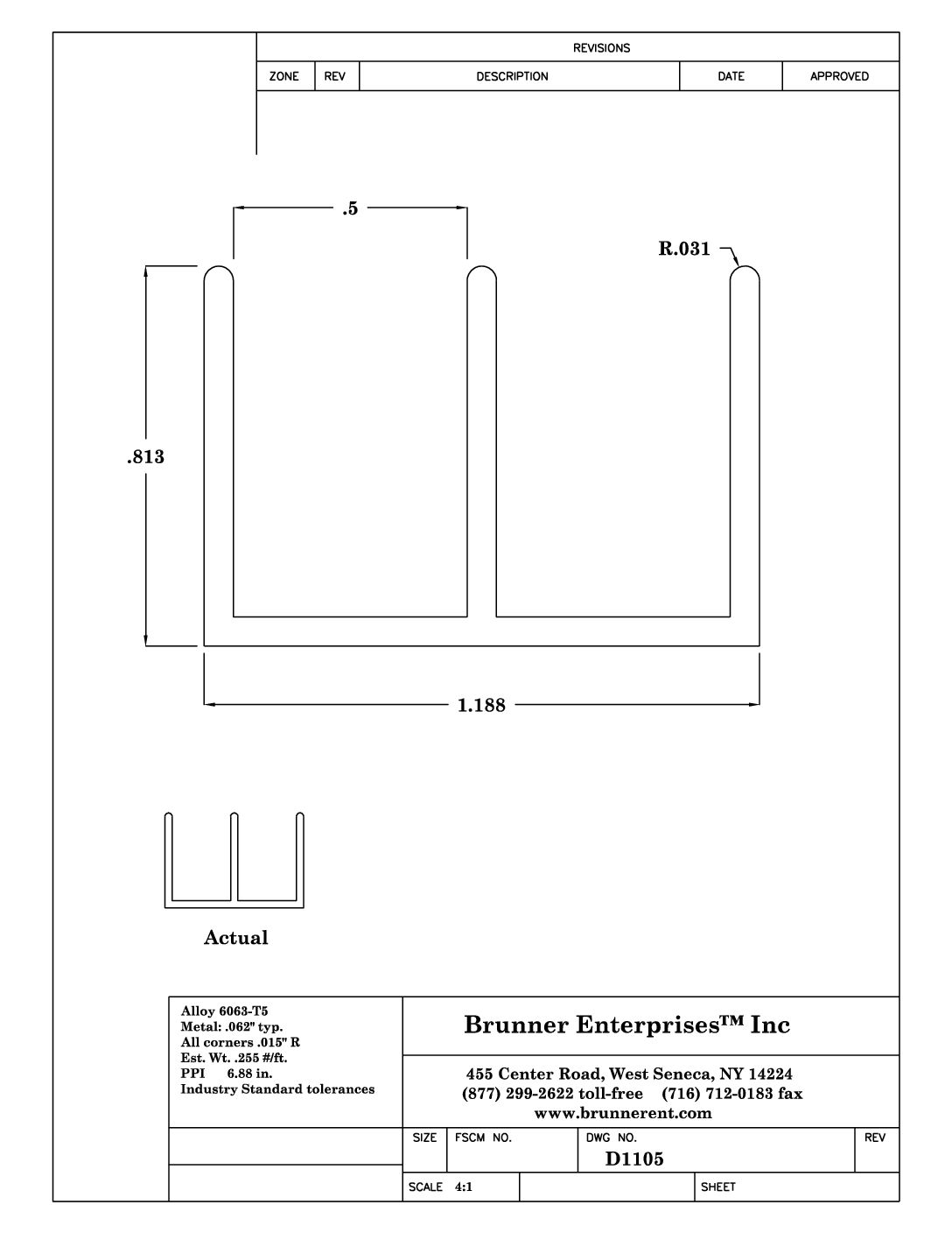 D1348; Hidden Wheels Lower Track Set