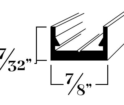 G204; Mating Hold Down Channel